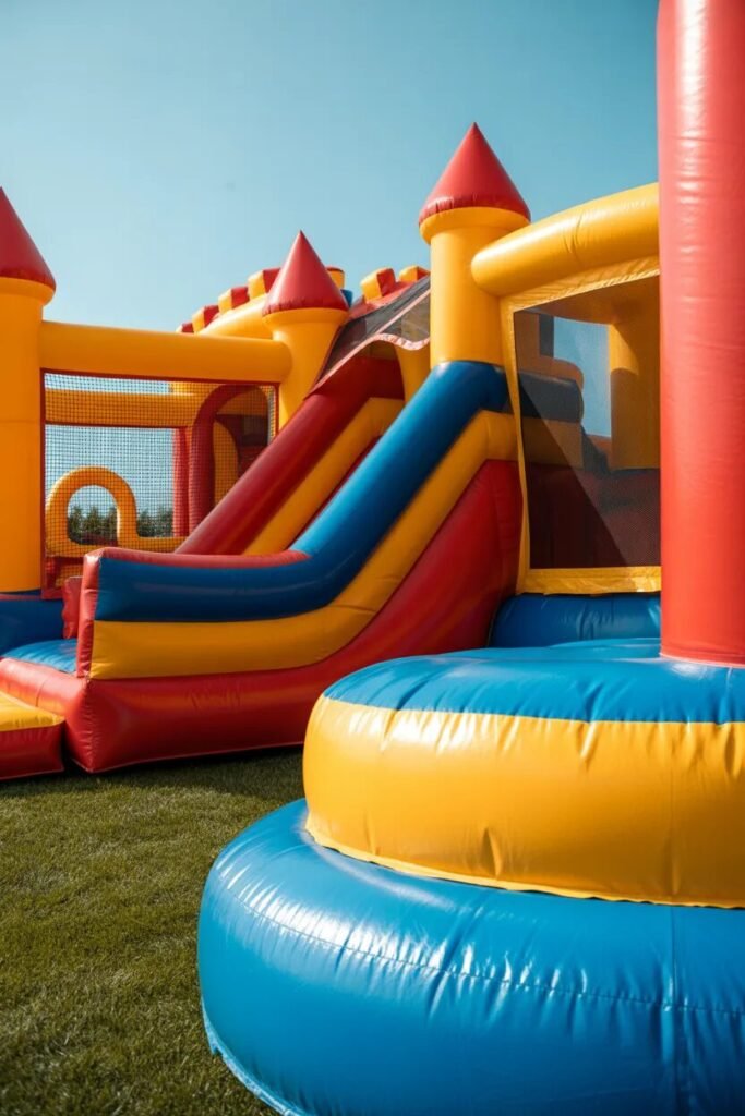 backyard playground ideas inflatable