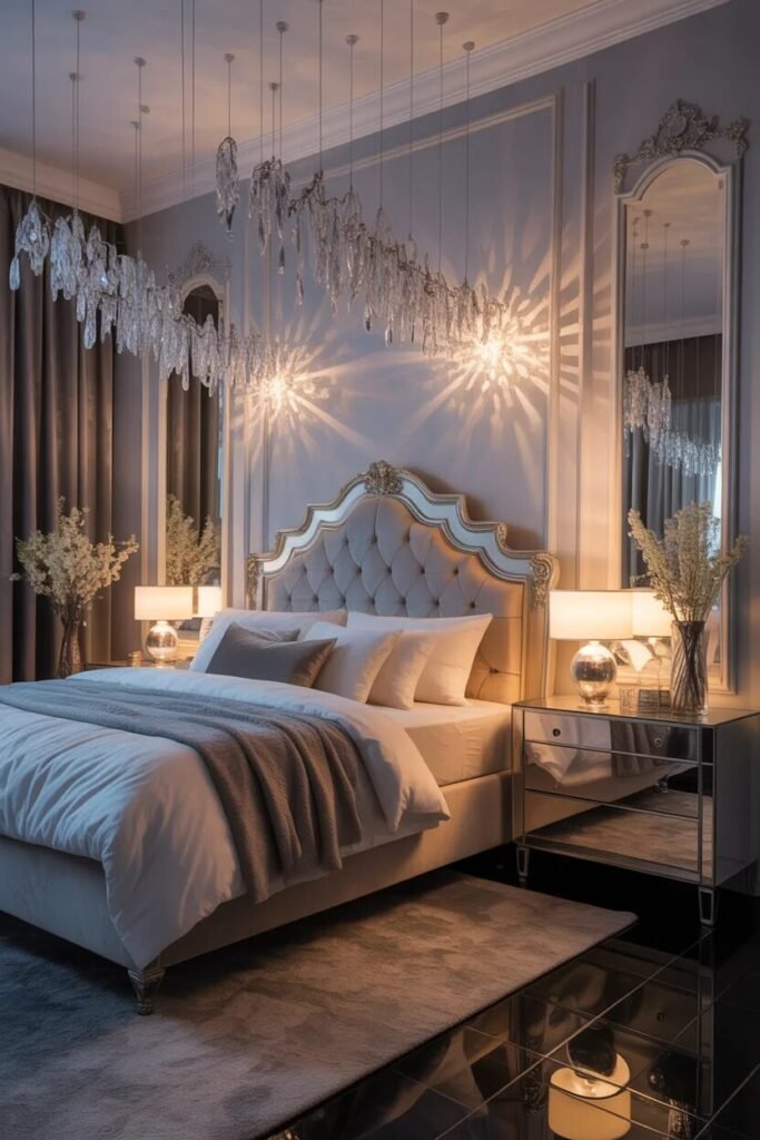 Stylish above bed decor ideas 4 Crystal stylish above bed decor ideas
