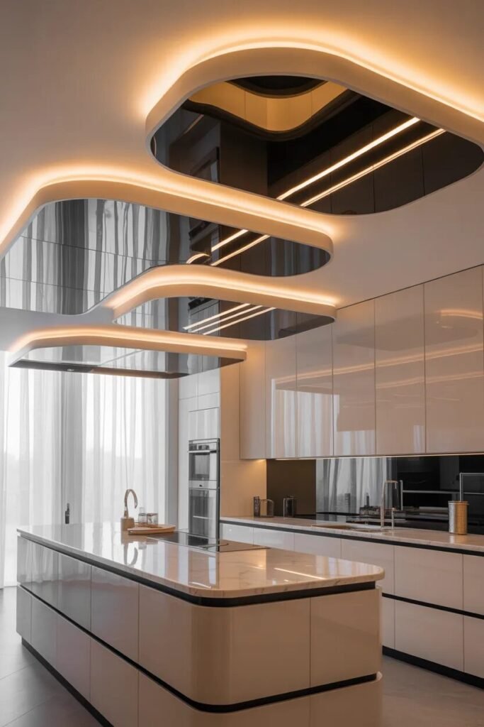 rotating kitchen ceiling ideas