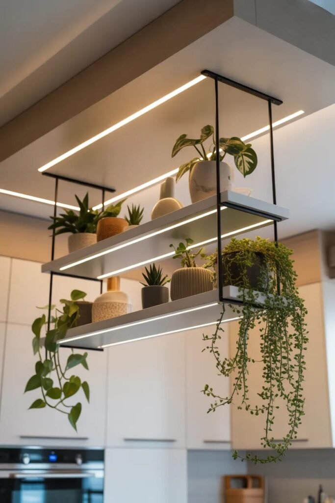 shelf kitchen ceiling design ideas