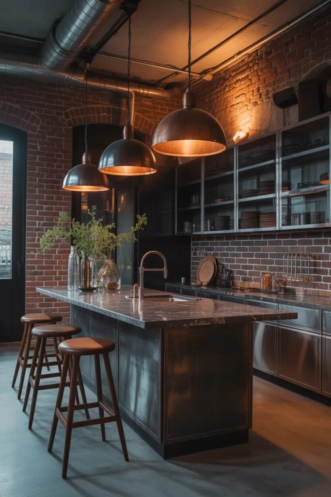 20 latest kitchen island ideas 9 industrial luxe 20 latest kitchen island ideas