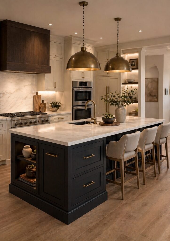 20 latest kitchen island ideas 12 two tone luxury 20 latest kitchen island ideas