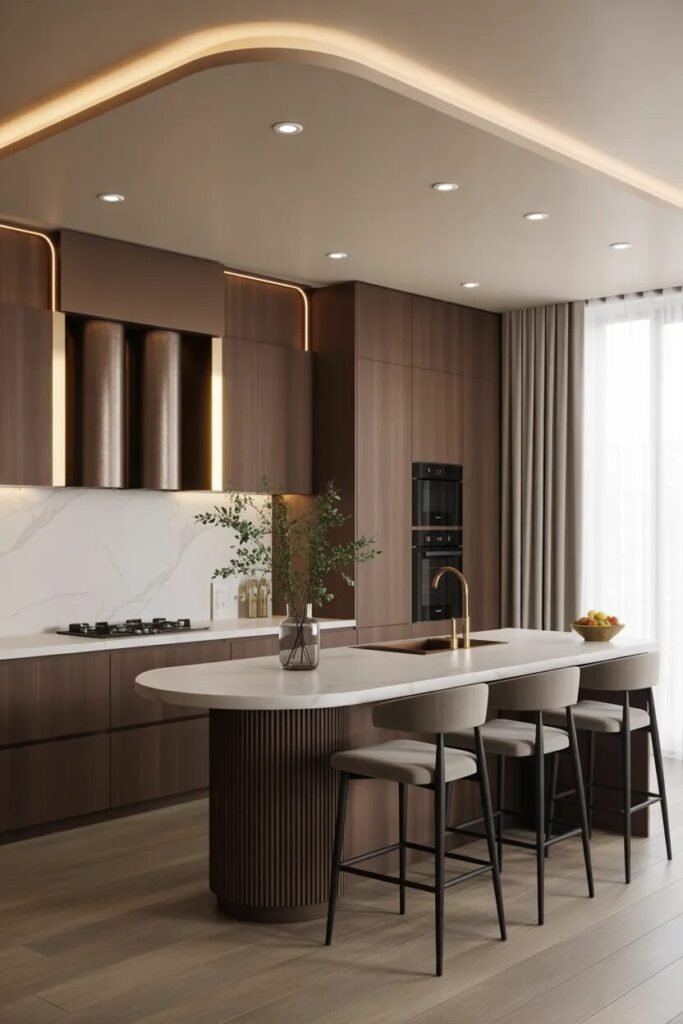 20 latest kitchen island ideas 14 curved luxury 20 latest kitchen island ideas
