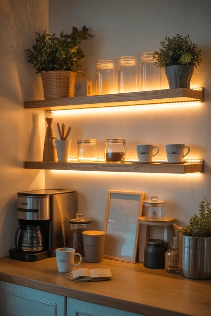 unique coffee bar decor ideas 4 backlit unique coffee bar decor ideas