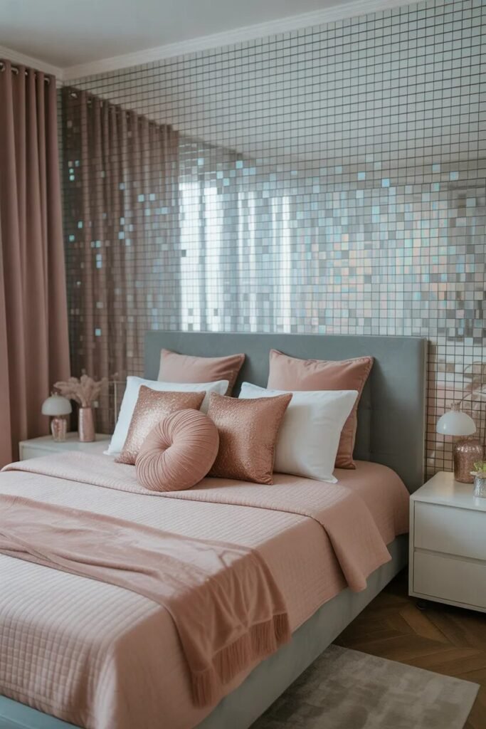 Stylish above bed decor ideas 15 Mosaic stylish above bed decor ideas