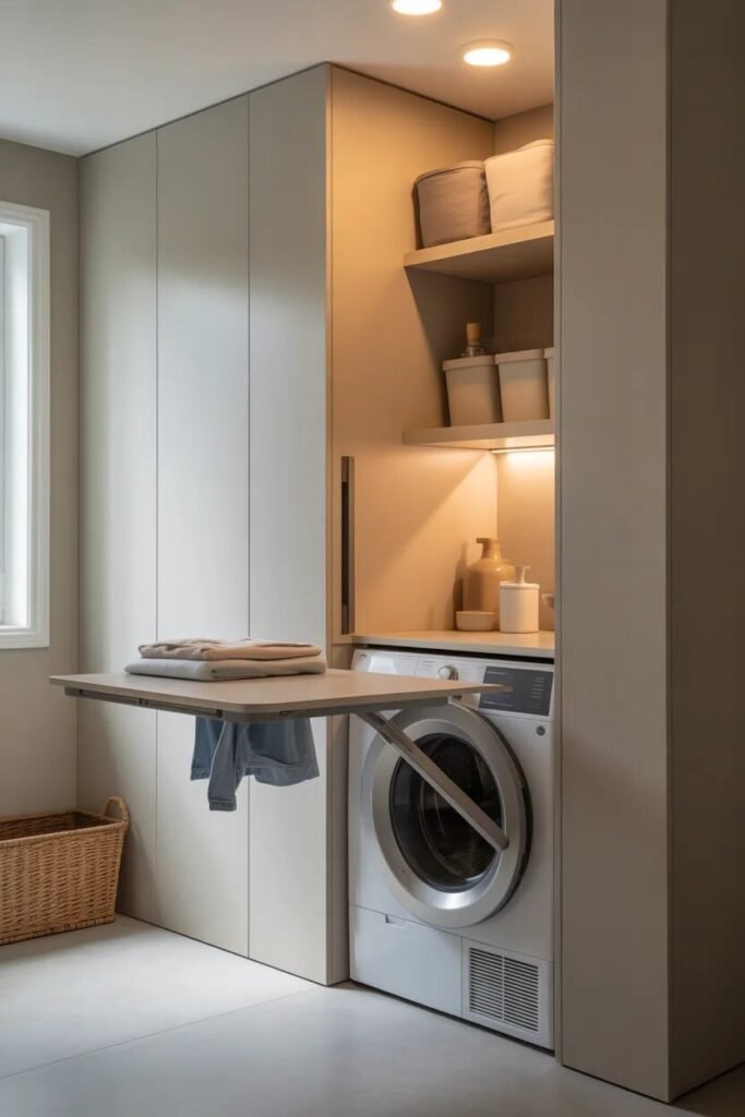 laundry room organization ideas folding table