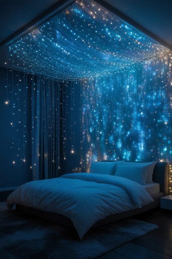 Stylish above bed decor ideas 17 Starry stylish above bed decor ideas