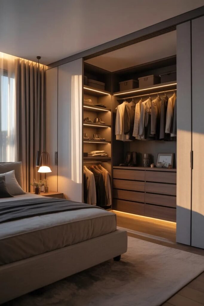  hidden closet ideas wall