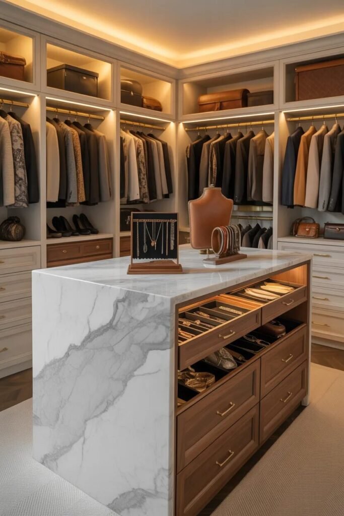closet island ideas