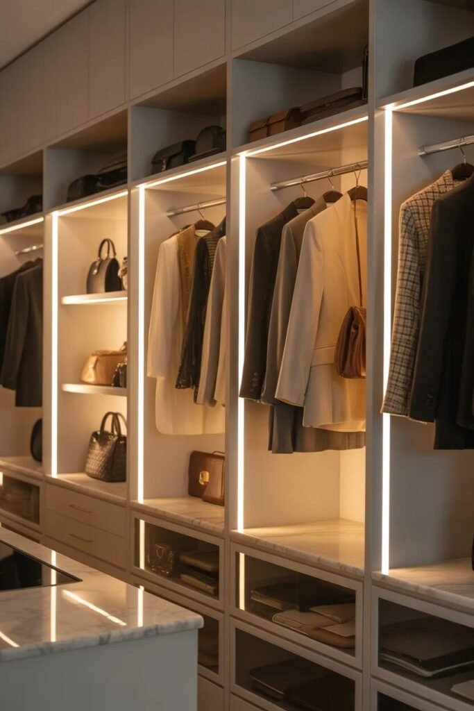  led closet ideas lighting