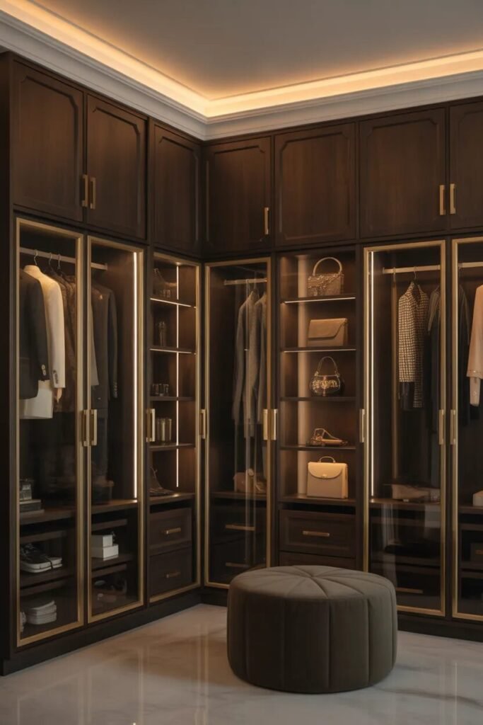 dark closet ideas luxury