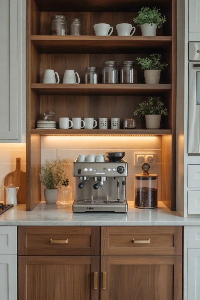 24 jaw dropping coffee bar ideas rolling cart
