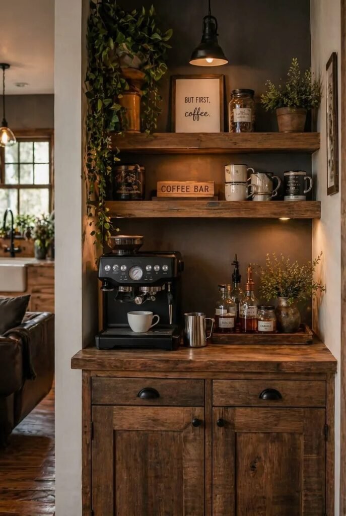 24 jaw dropping coffee bar ideas rustic bar