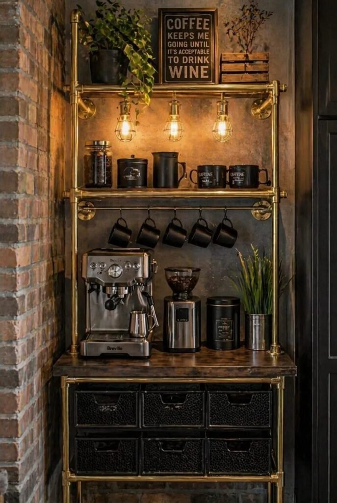 24 jaw dropping coffee bar ideas industrial bar