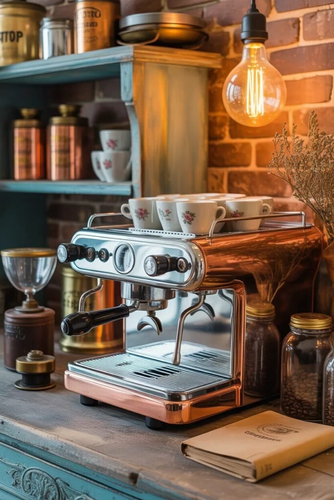 24 jaw dropping coffee bar ideas vintage station