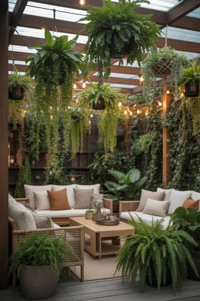 hanging 25 patio ideas