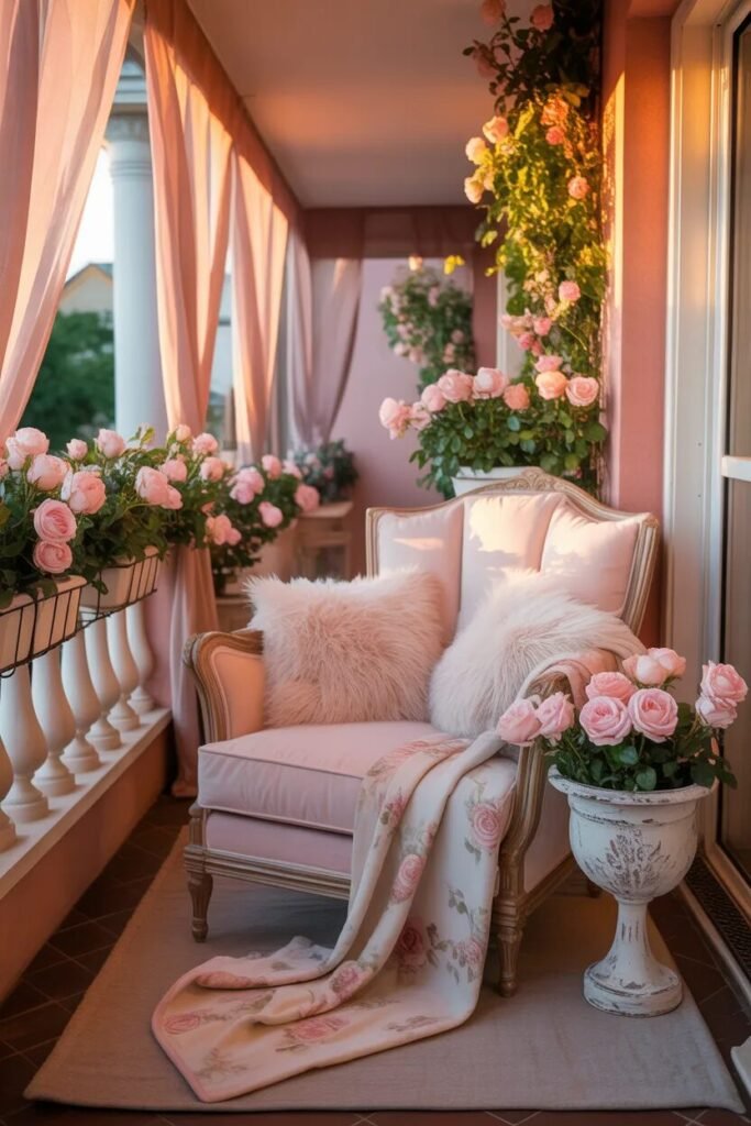 Balcony apartment ideas 17 pink balcony apartment ideas feminine