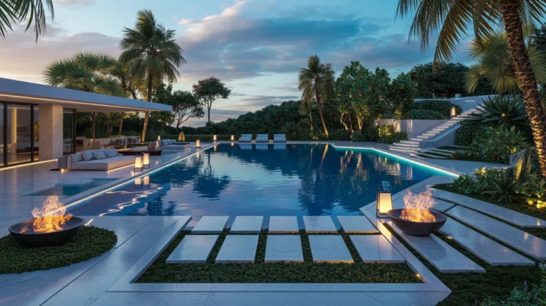 Unique pool landscaping ideas
