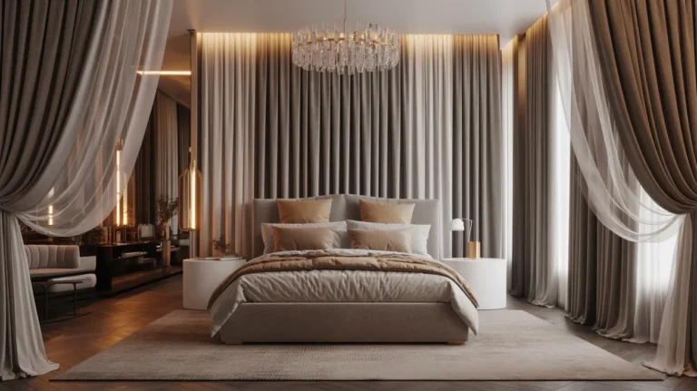 Bedroom curtain design ideas