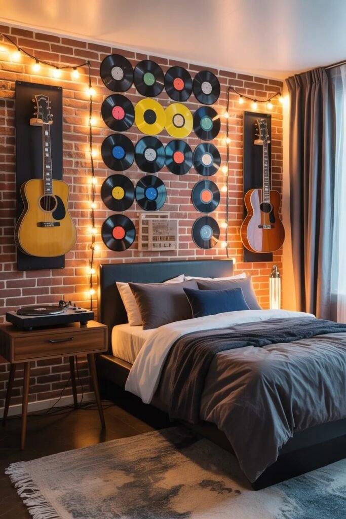 music boys dorm room design