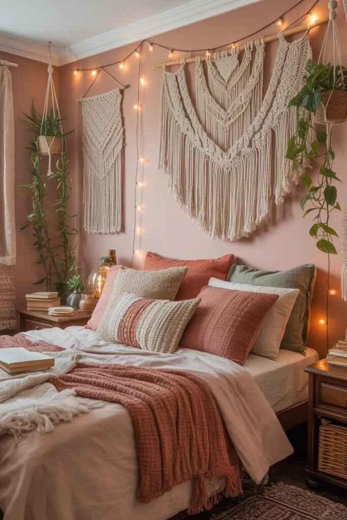 23 pink dorm room ideas 9 pink dorm room ideas boho retreat style