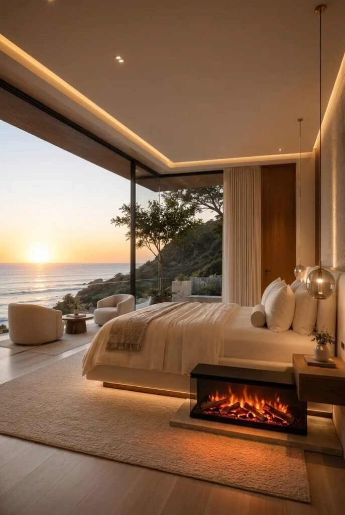 Ocean luxury beach bedroom ideas
