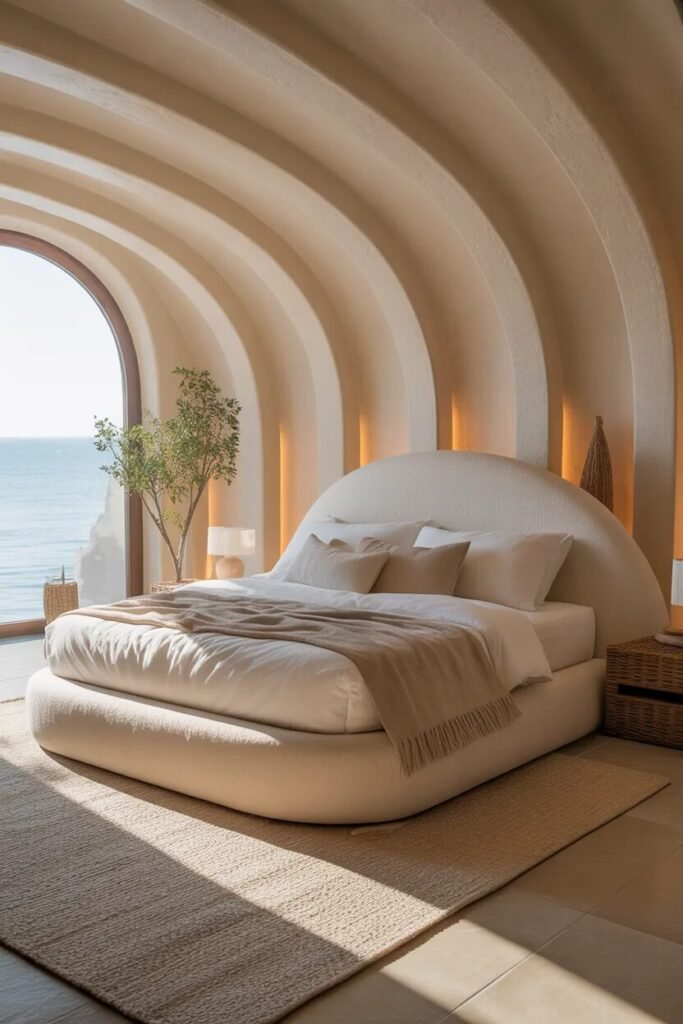 Modern beach theme bedroom ideas