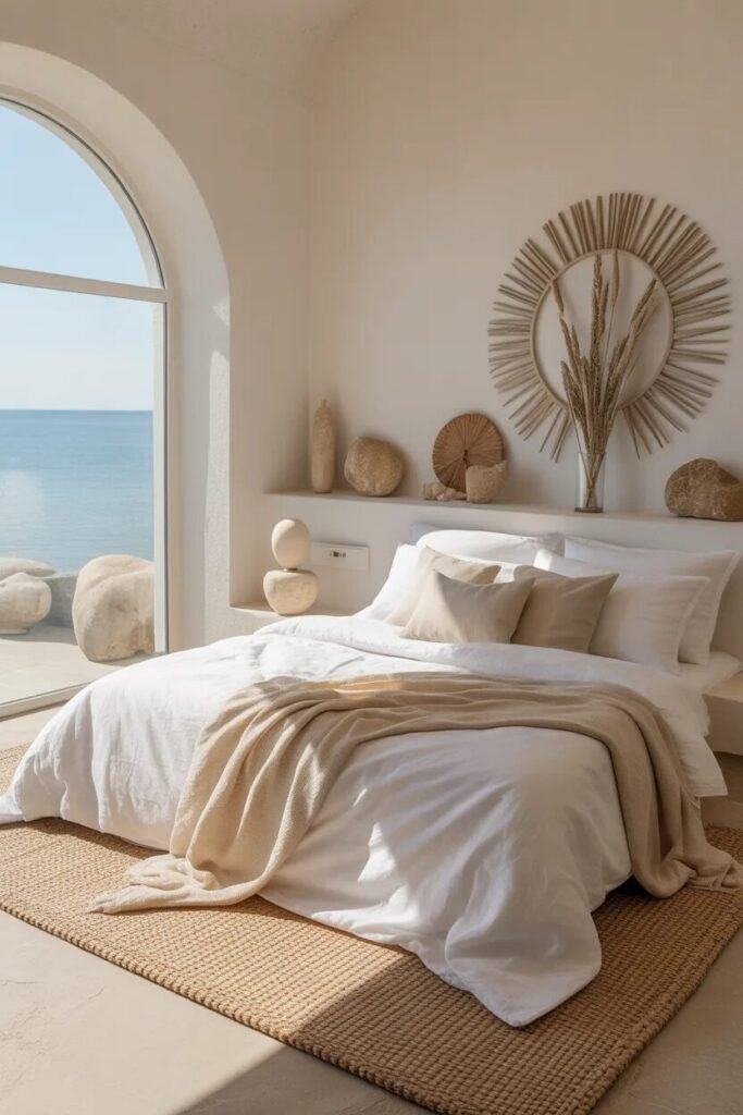 Minimal luxury beach bedroom ideas