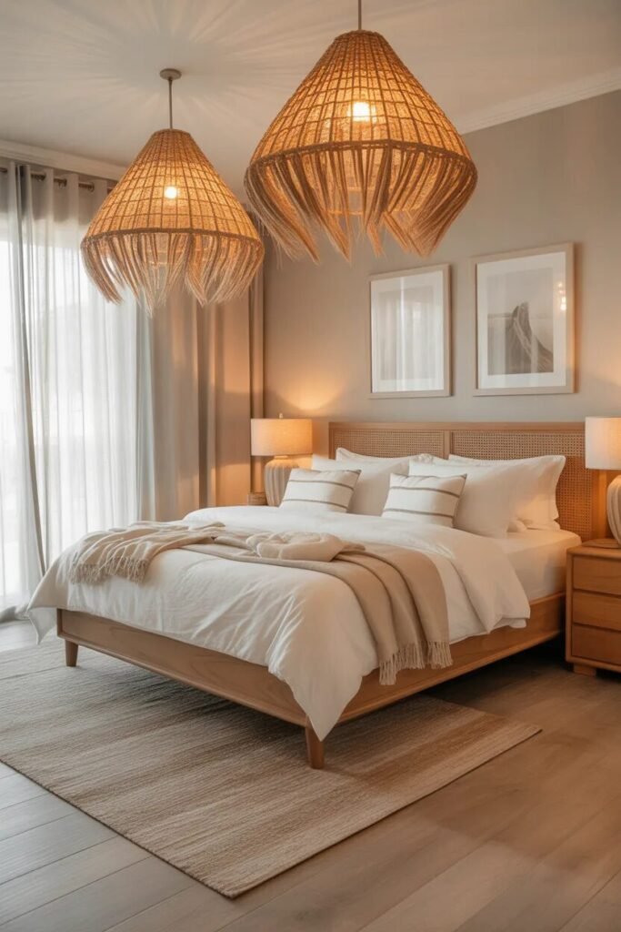 Elegant beach theme bedroom ideas