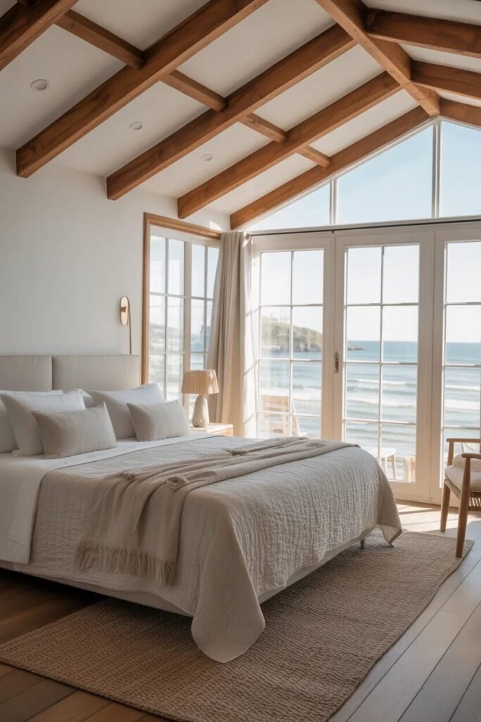Loft beach theme bedroom ideas