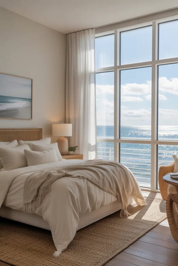 Master beach theme bedroom ideas