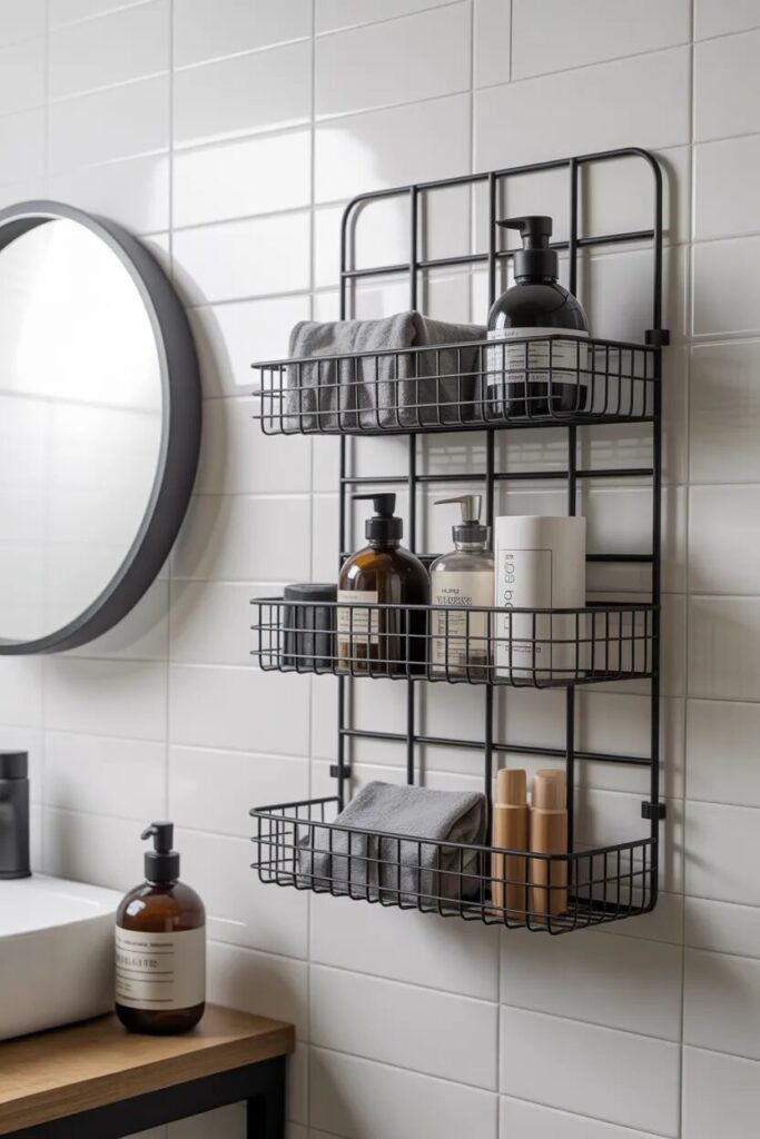 17 bathroom wall decor ideas grid wall