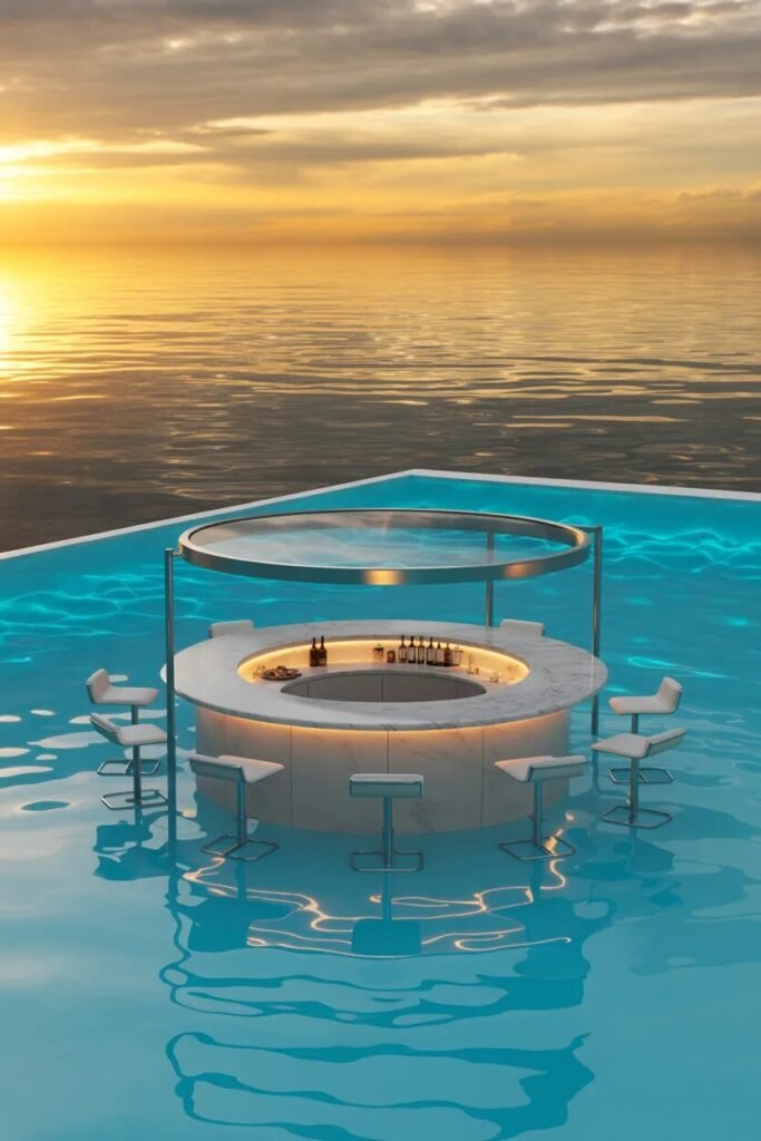 30 creative pool bar ideas rotating bar