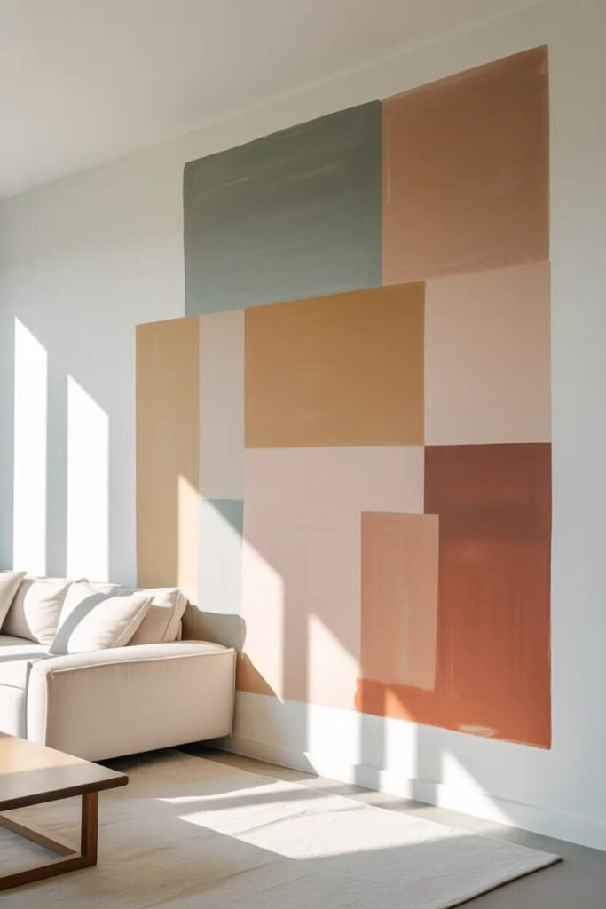block living room wall decor ideas