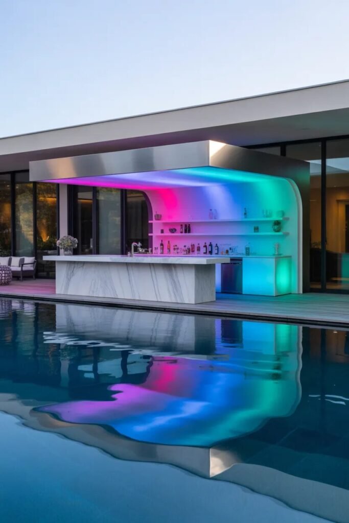 30 creative pool bar ideas smart lighting