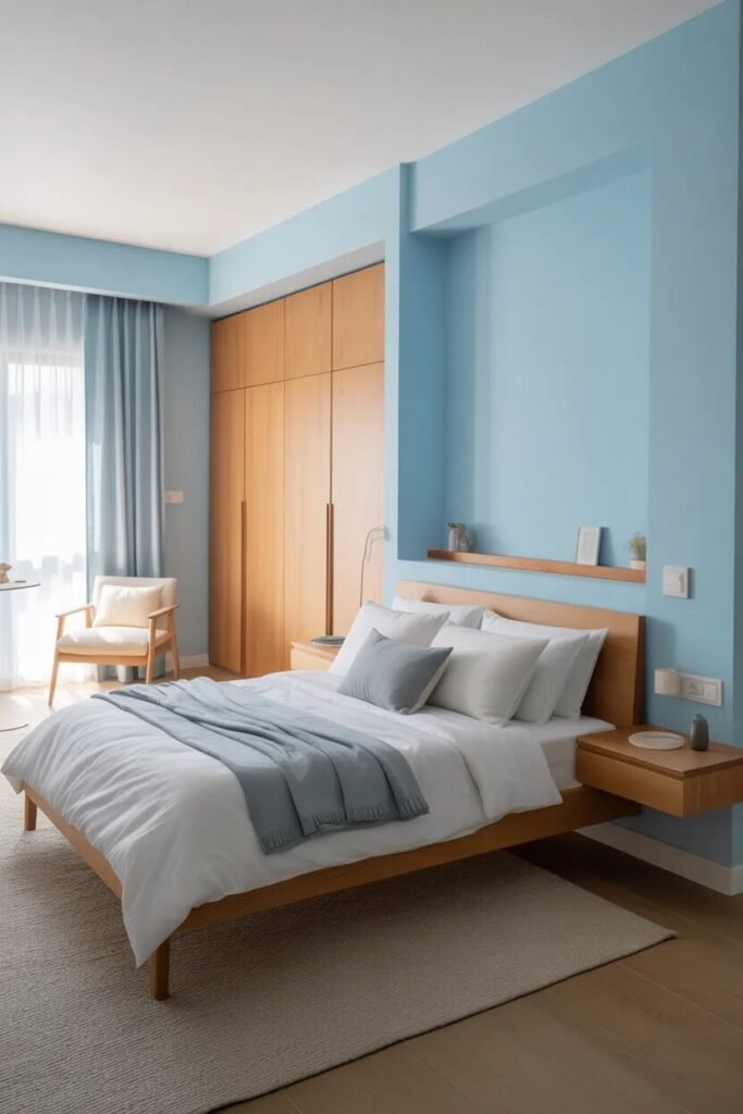 sky blue bedroom ideas furniture