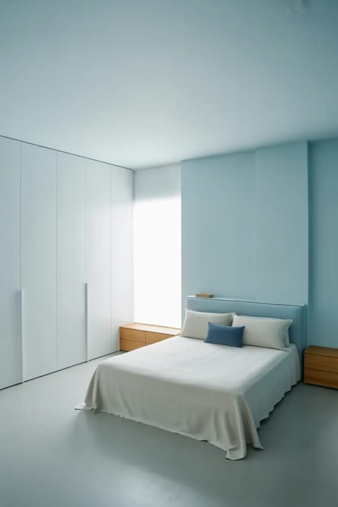 minimalist blue bedroom ideas furniture