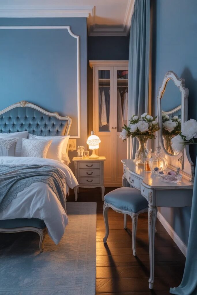 romantic blue bedroom ideas furniture