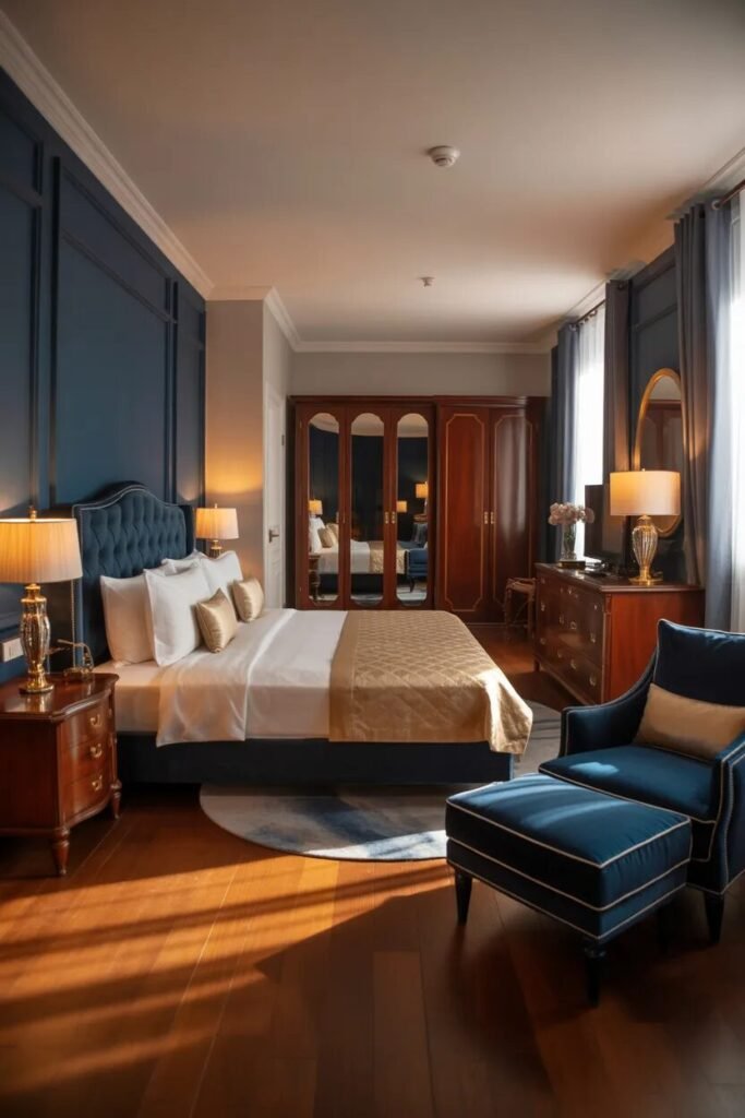 luxury blue bedroom ideas furniture