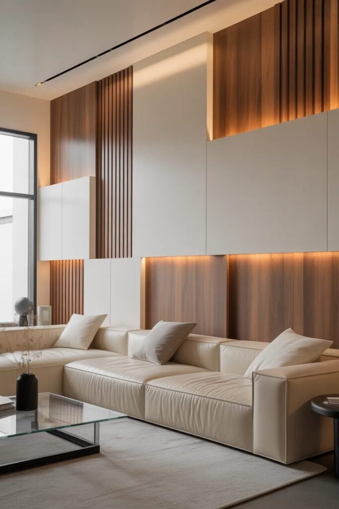panel living room wall decor ideas