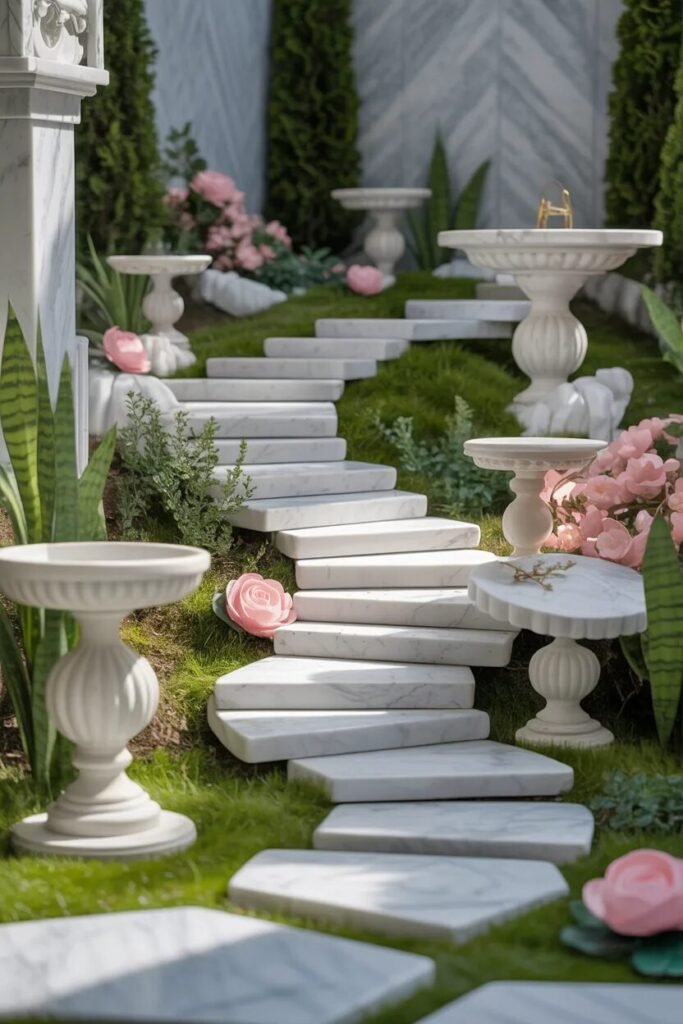 20 fairy garden ideas marble garden