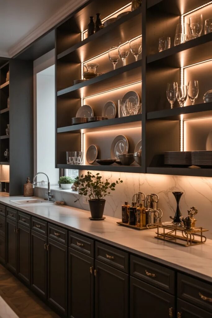 luxury pantry shelving ideas room