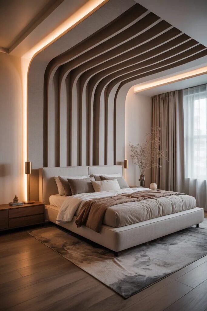 modern bedroom curtain design ideas