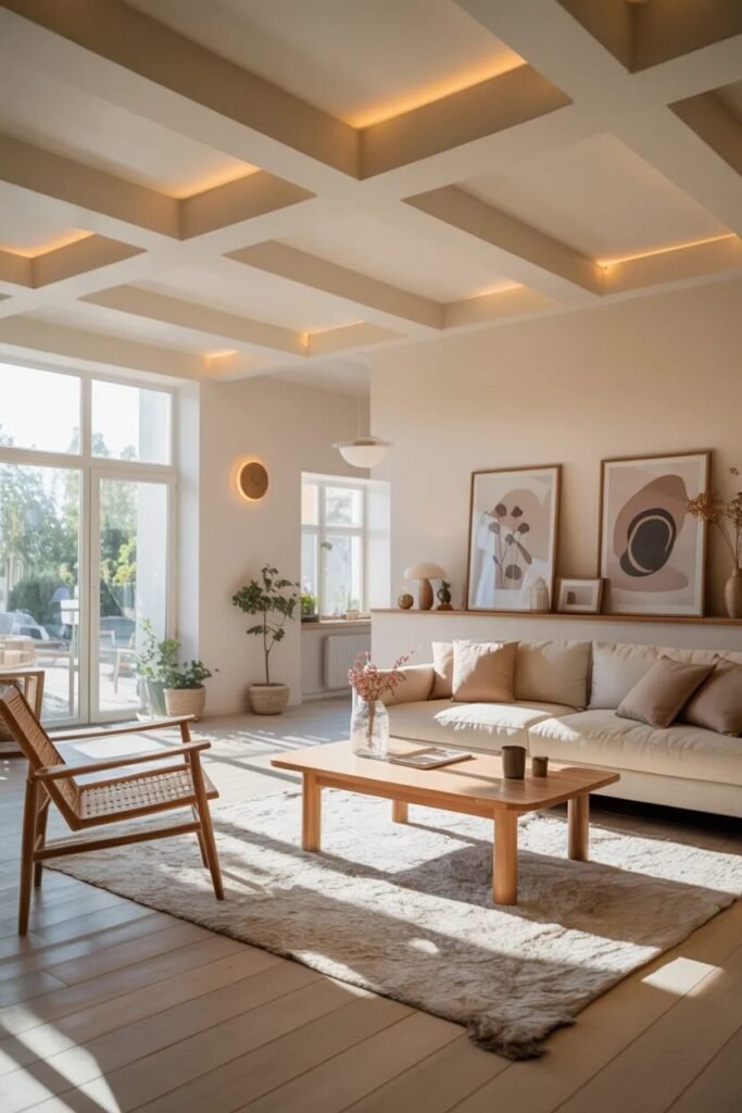 luxury POP ceiling design ideas 18 Scandinavian luxury POP ceiling style