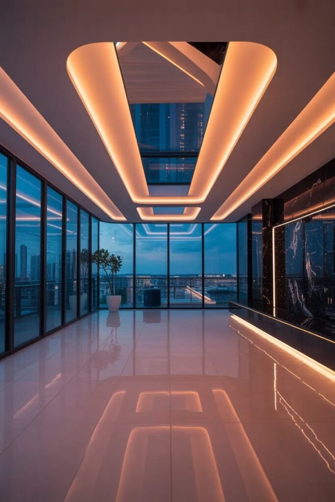 luxury POP ceiling design ideas 26 Infinity luxury POP ceiling design