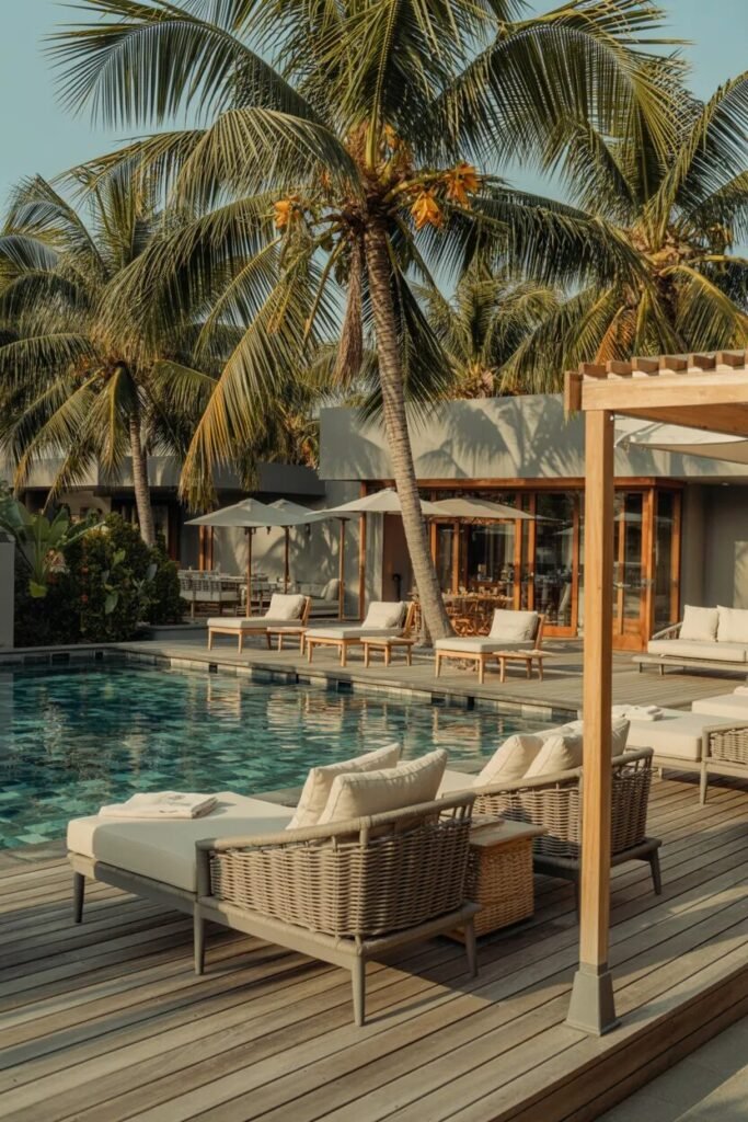 tropical pool deck ideas