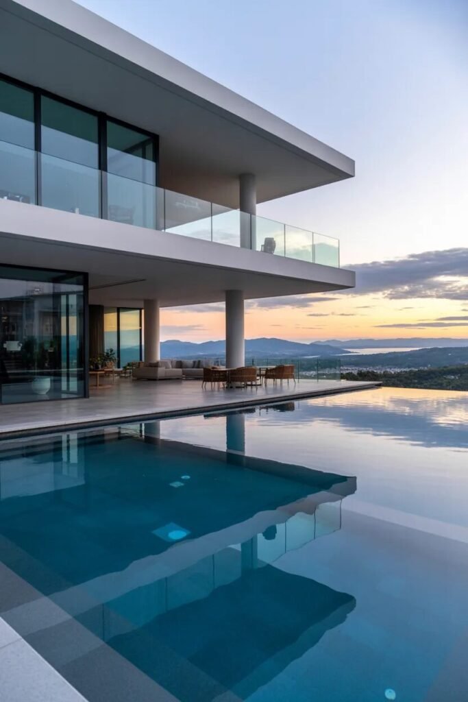 infinity edge pool deck ideas