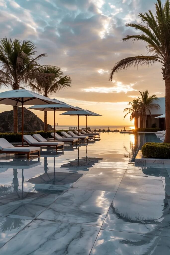 luxury resort pool deck ideas