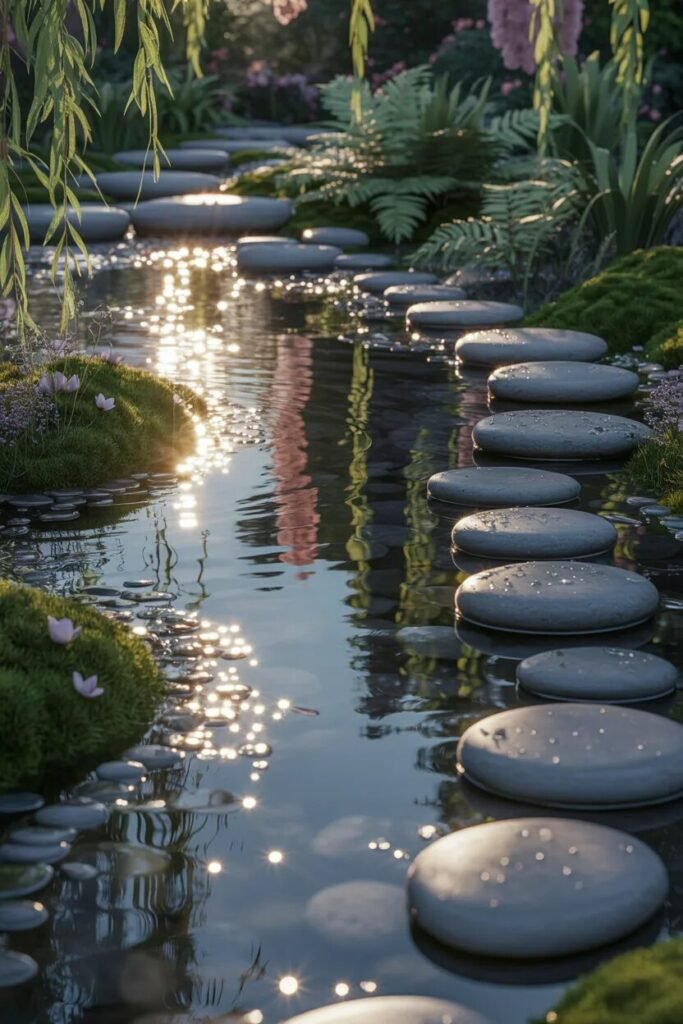 20 fairy garden ideas mirror pond