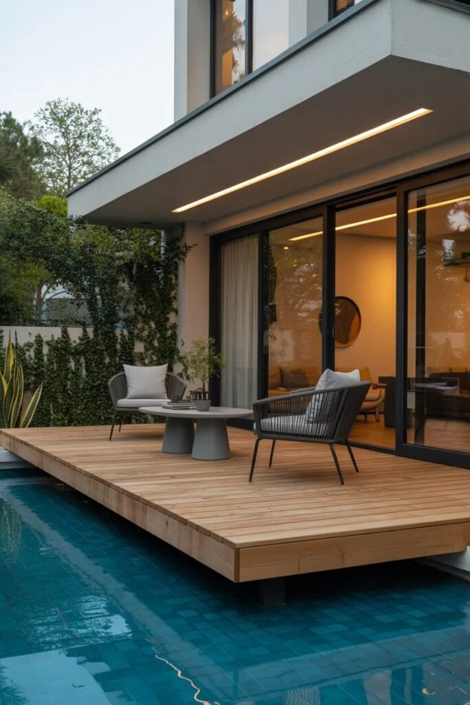 Floating front porch design ideas